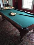 Billard table and accessories