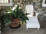 Adirondack Chair & Ottoman