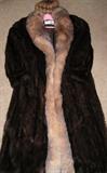 Mink fur coat 