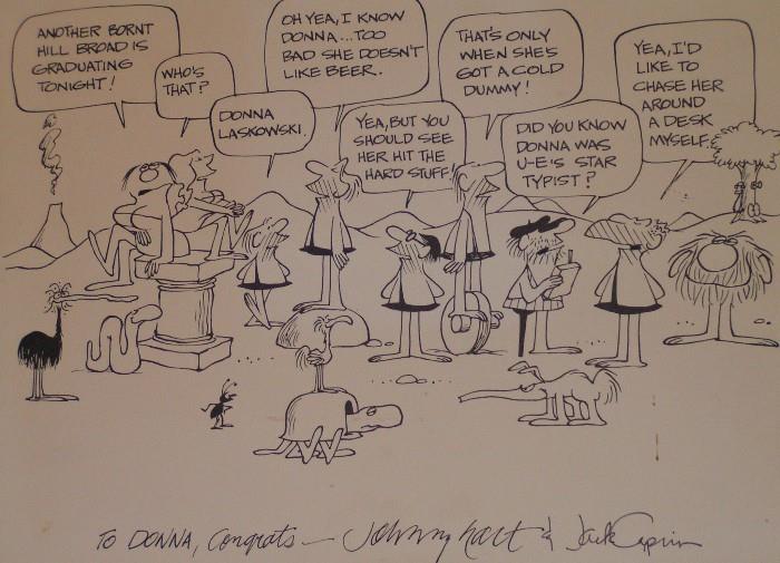 Johnny Hart original drawing