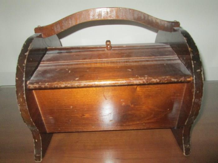 Solid Wood Sewing Box