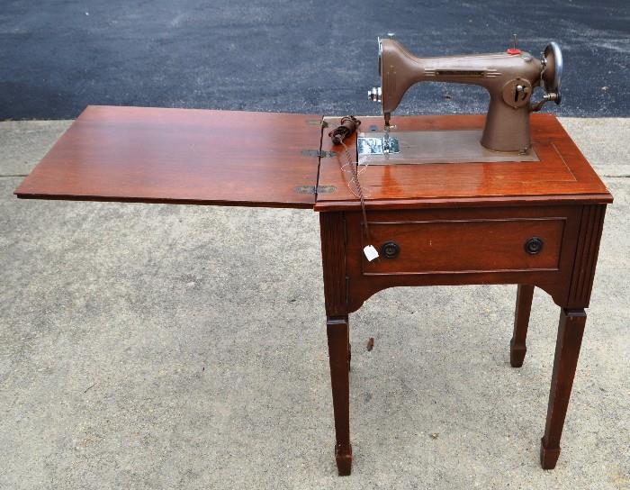 Free-Westinghouse Sewing Machine in Original Cabinet