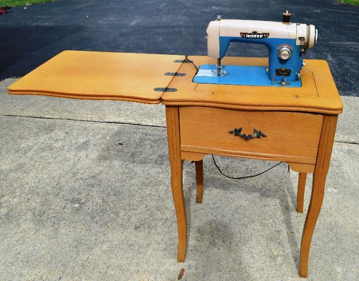 Morse Sewing Machine in Original Cabinet