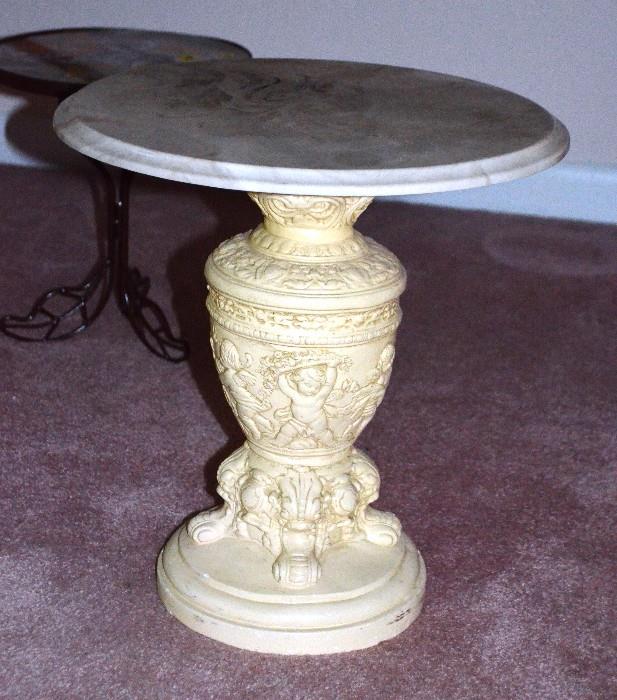 Marble-Top Accent Tables