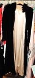  Black velvet 1910 silk lined opera coat, fabulous and in mint condition.
