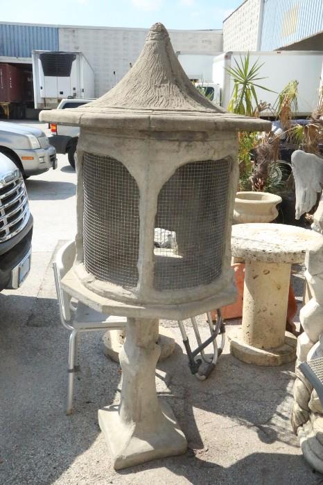concrete garden bird cage, These images are only a portion of what is available at this sale. 