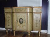 NEW ORLEANS STYLE BUFFET, SERVER. HOOKER FURNITURE CO. HAND PAINTED