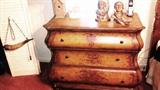 THREE DRAWER CHEST, NICE , LOUISIANA HAND PAINTED, ETHAN ALLEN