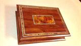 FANCY WOOD JEWELRY CHEST