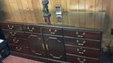 CREDENZA, GLASS TOP