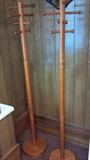 WOOD HAT RACKS,,,,,, WE HAVE SEVERAL MENS HATS,,,,,,