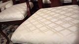 view of the upholstery on the 8 chairs,,,,,,super nice