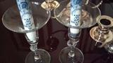 view of collectible delft candles