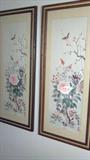 more oriental art, vintage, professionally framed
