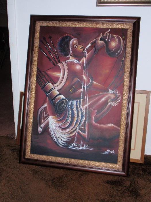Ghana original oil painting