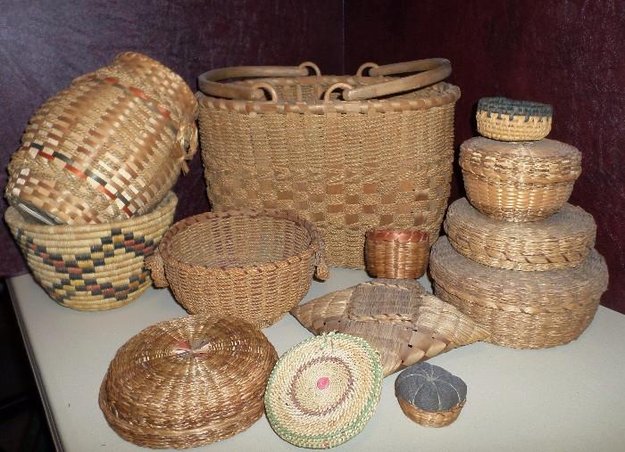 more vintage Native American & Inuit baskets