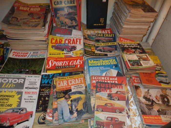 Tons of Vintage Car Magazines from the 1950's - 1960's