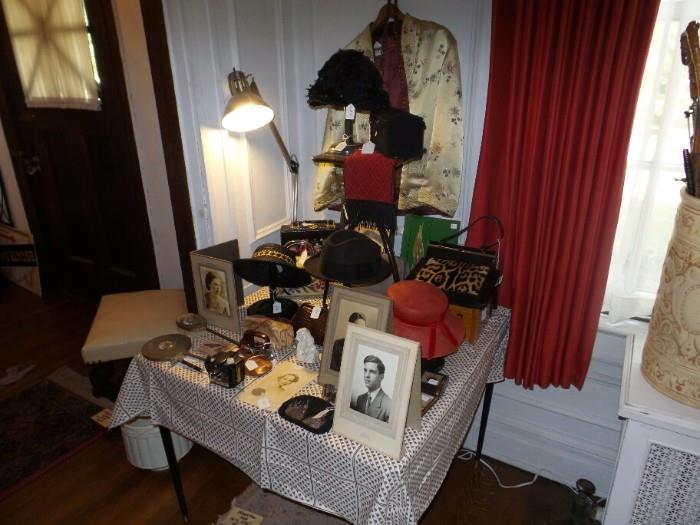 Vintage Hats and Purses...Vintage Photos and Hat Stands