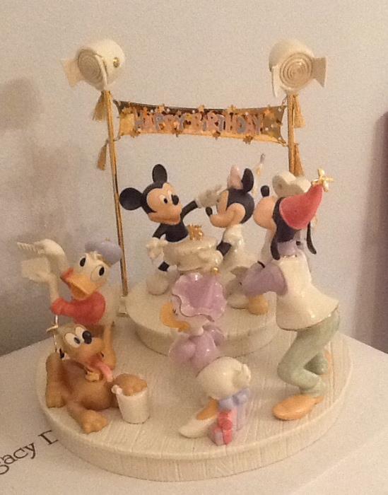 Lenox Disney character 'Happy Birthday' anniversary  figurine.