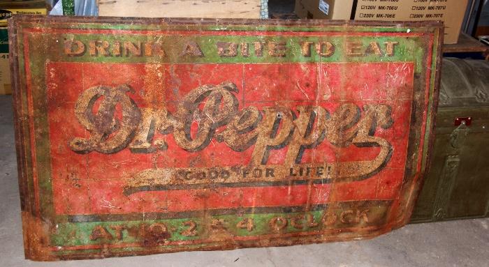 Antique Dr. Pepper Sign