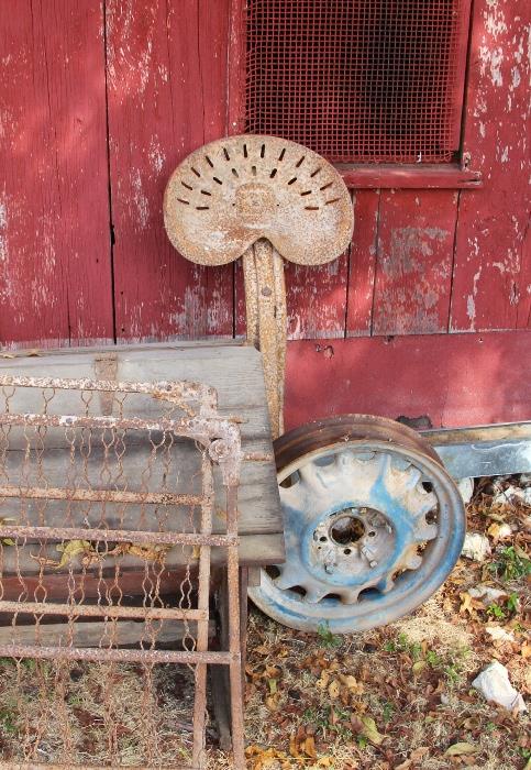Tractor Seat & Gate Pieces
