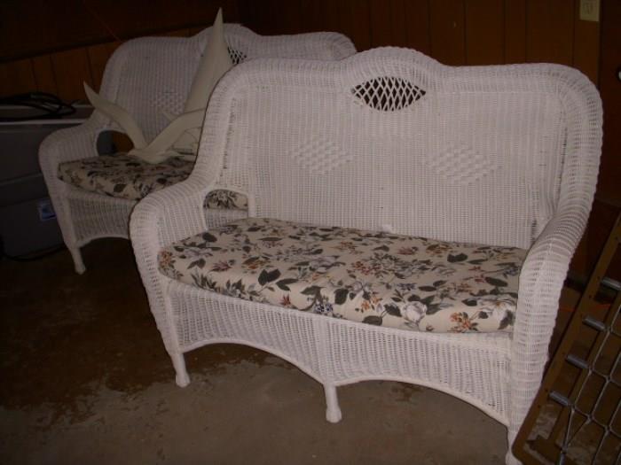 All weather newer wicker sofas
