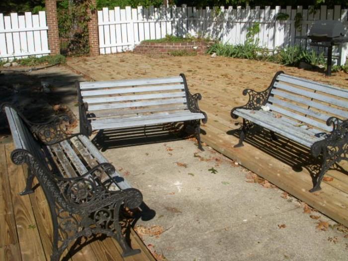 Park benches!