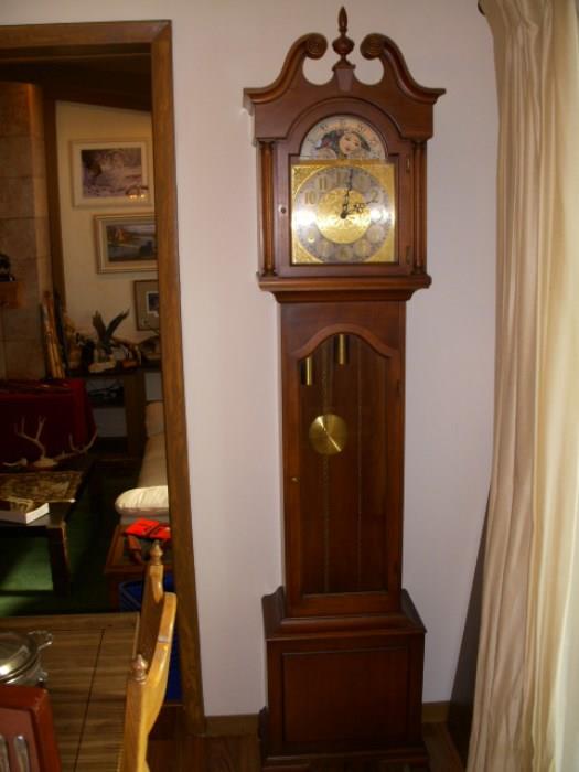Colonial Clock Company Westminster chime grandfather clock
