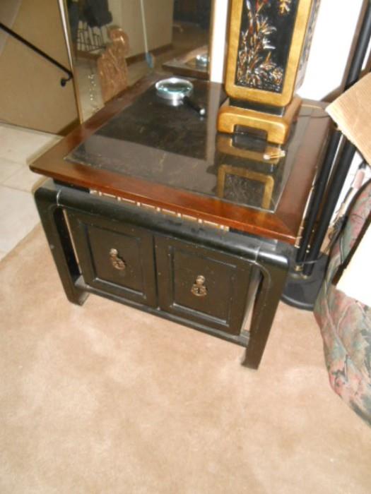 matching marbel top cabinet tabel