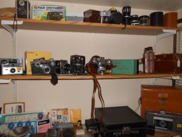 Vintage Cameras, from USA, Germany, Japan and France