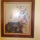 Bird painting-Framed