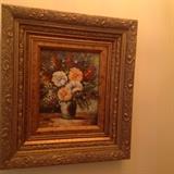 Framed Flowers Print