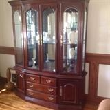 Thomasville Cherry China Hutch