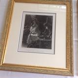 Vintage Black and White Print