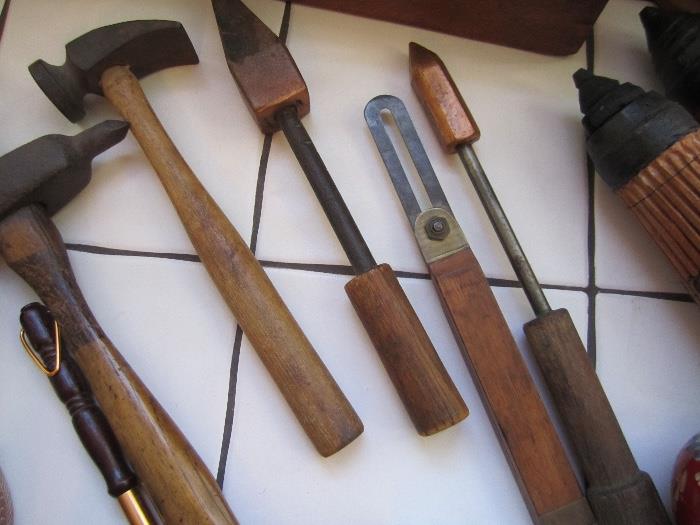 SELECTION OF ANTIQUE TOOLS