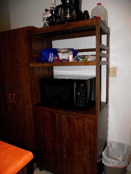MICROWAVE AND STAND