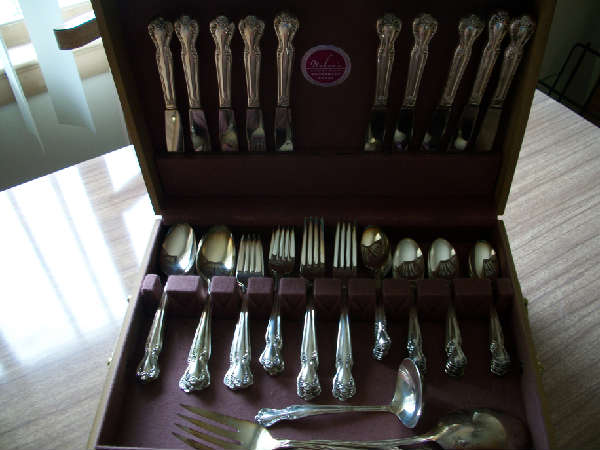 Vintage Silverplate service for eight!
