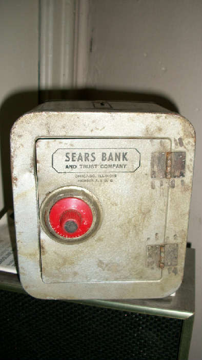 Sears metal bank