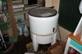 Wringer washer.