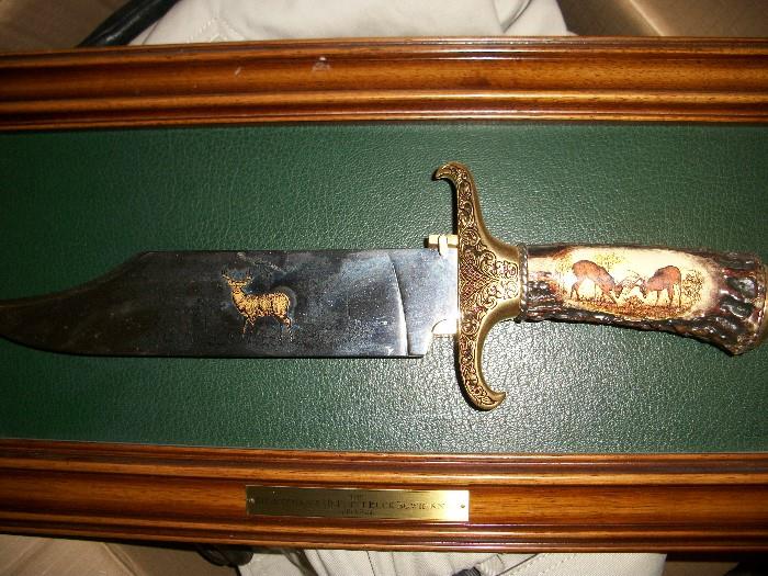 Large framed Bowie knife