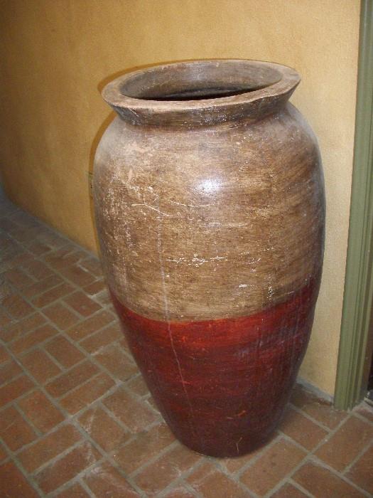 patio urns--two available