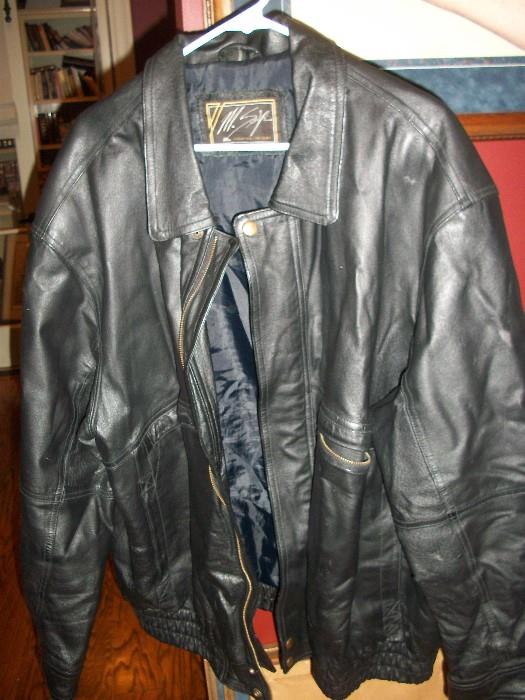 Large Man's Leather motorcycle jacket