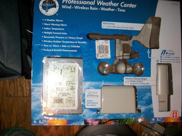brand new weather center still in packaging