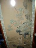 huge Asian framed screen panel