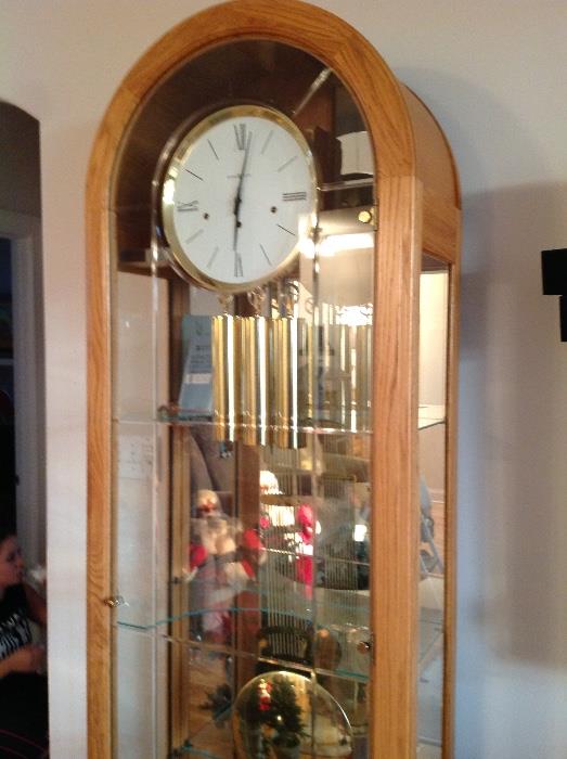 Howard Miller curio clock cabinet!!