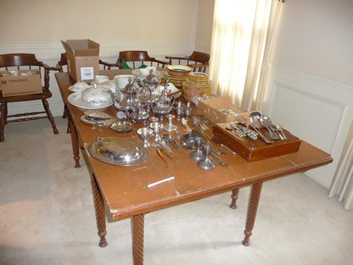 Silver, Silver Plate and Table