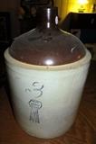 Stoneware Shoulder Jug, #3 Blue Ribbon Brand