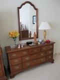 Thomasville dresser and matching mirror