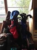 Golf club sets, bags and shoes 
