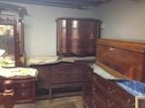 Antique dressers, chests and buffets. 